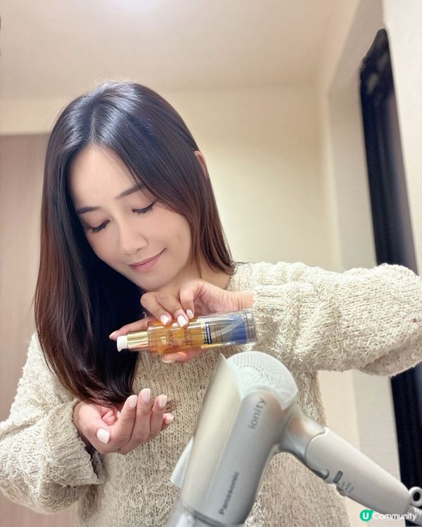 乾燥救星！髮尾油告別靜電✨