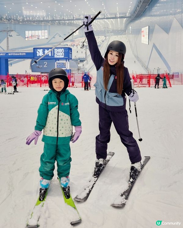 芷宸初體驗滑雪！❄️⛷️