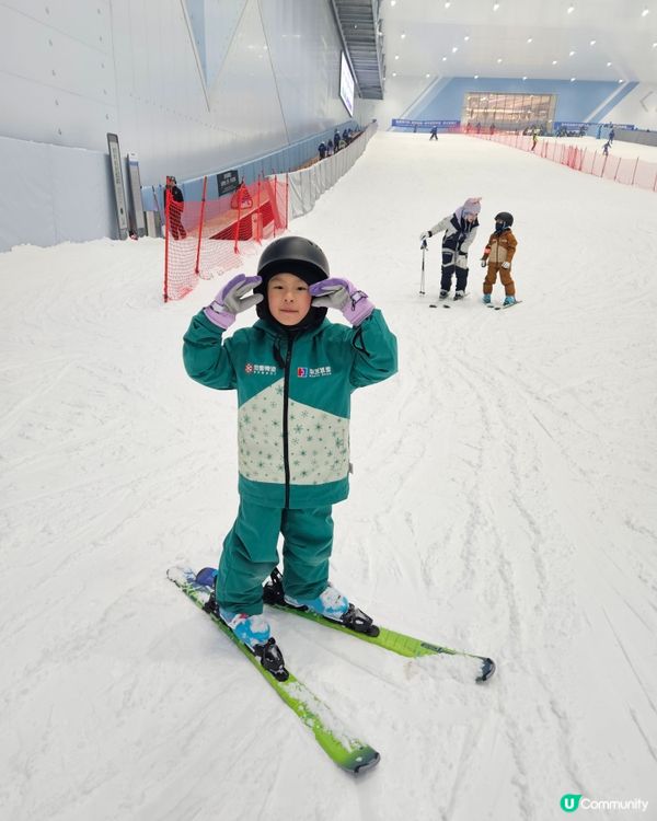 芷宸初體驗滑雪！❄️⛷️