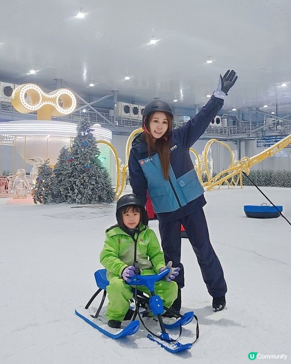 芷宸初體驗滑雪！❄️⛷️