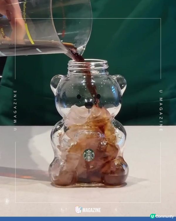 Starbucks熊仔玻璃杯香港開售！爆紅Bearista冷飲杯不用找代購