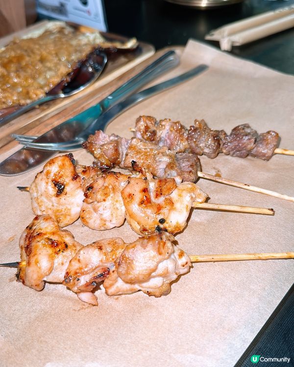 串燒$10起，特式玩味串燒店😍📸