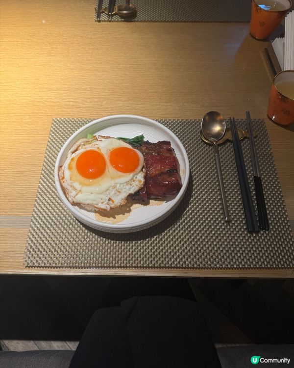 ［鋒膳］ 香港太陽蛋叉燒飯！🇯🇵🍳🥢