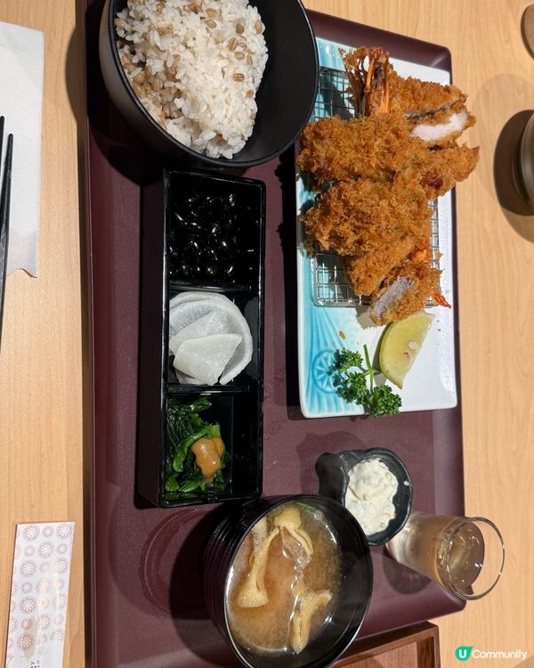 炸蝦豬扒
