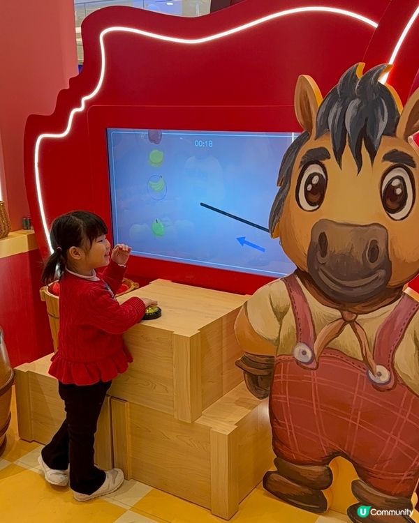 駿樂園打卡！妹妹開心笑！🐴✨