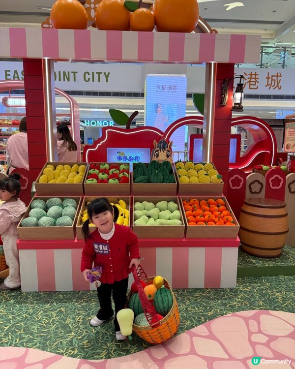 駿樂園打卡！妹妹開心笑！🐴✨