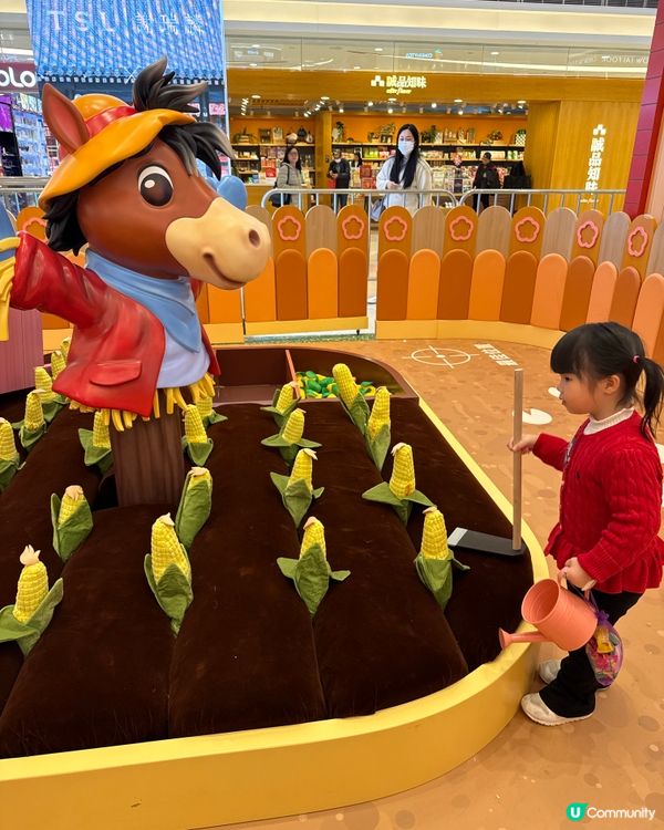 駿樂園打卡！妹妹開心笑！🐴✨