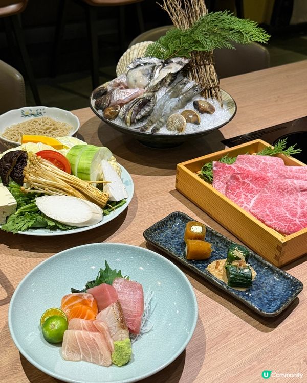 日式滋立鍋物貼心服務😋位置好方便！🍲