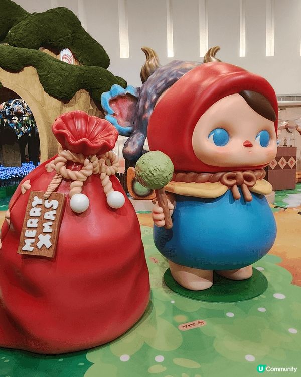 今個聖誕，PUCKY特別與一眾精靈和豆子生物來到德福廣場，帶...