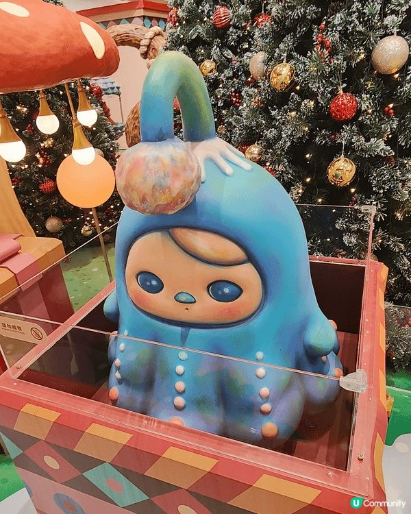 今個聖誕，PUCKY特別與一眾精靈和豆子生物來到德福廣場，帶...