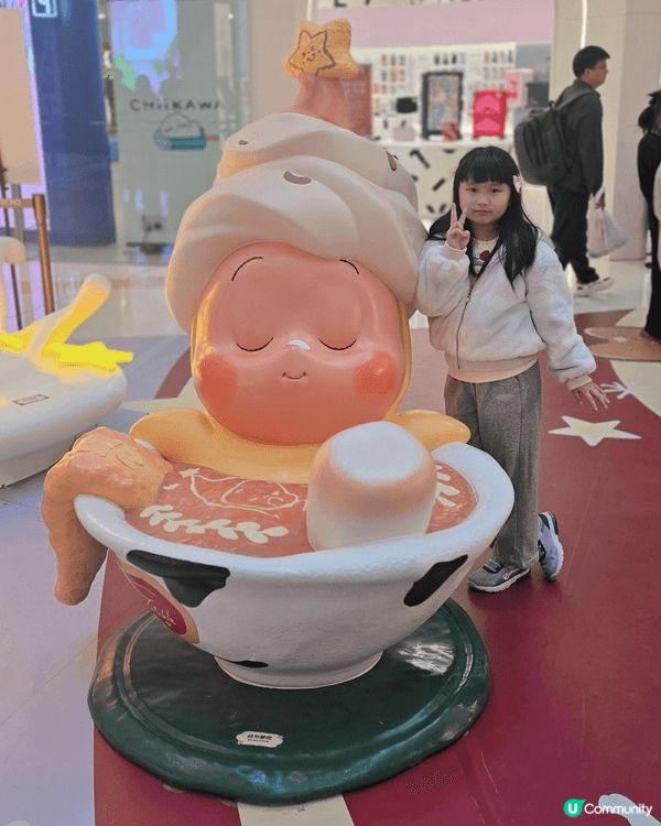 喺MOKO見到"星星人美味時刻" 主題展，囡囡第一次見到星星...