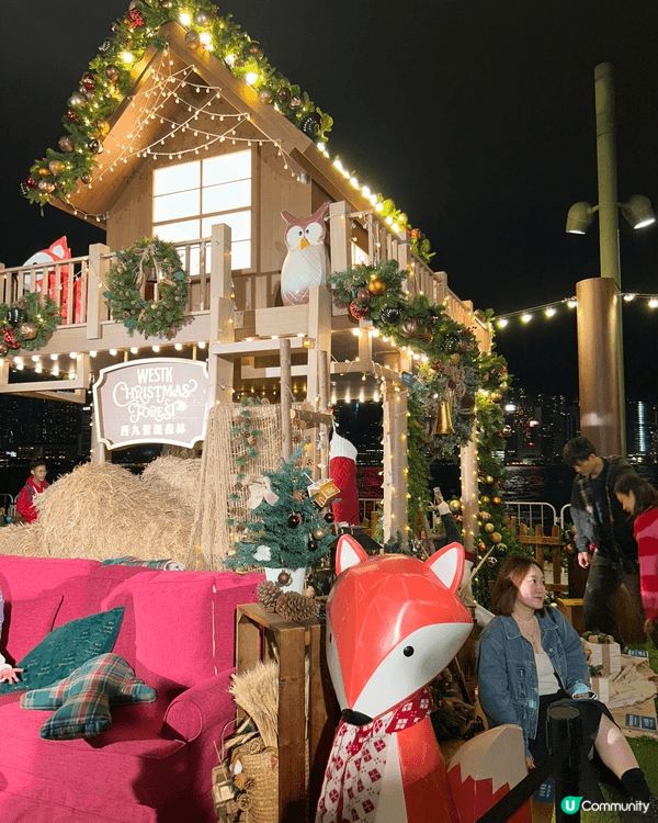 聖誕節正日，去了西九龍影靚靚聖誕樹，當日很大風，人山人海，但...