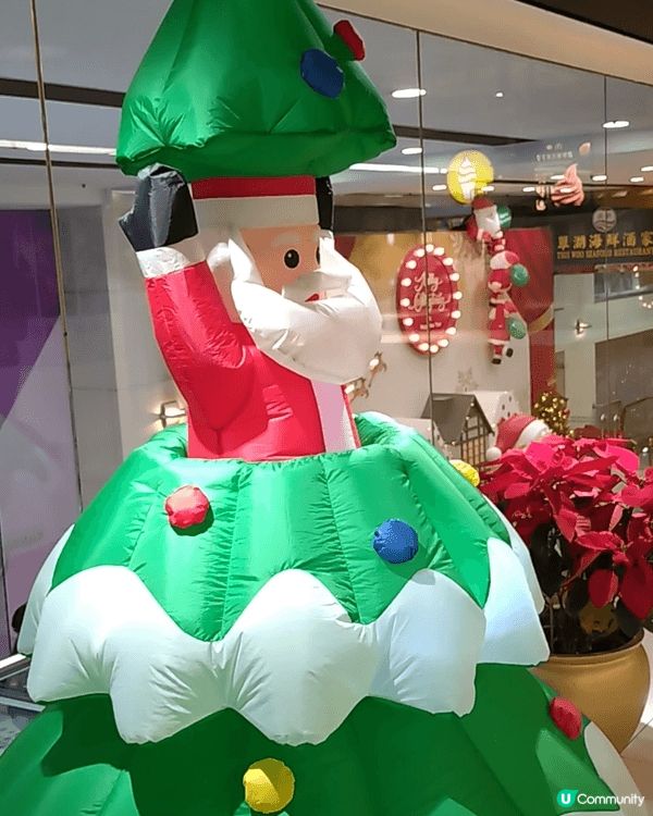 聖誕老人彈出又彈入🌲