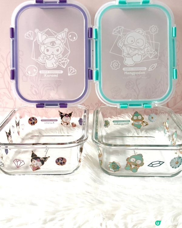 購物滿指定金額 😻免費換領💜Kuromi/🩵水怪密實玻璃盒
