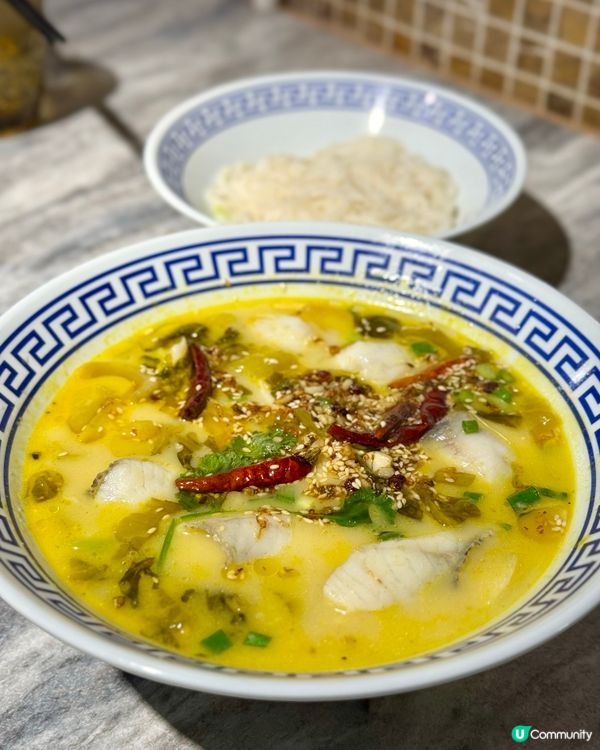 尖沙咀地庫正宗川菜 必食酸菜魚米線