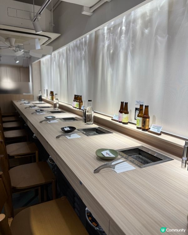 日系簡約の高質一人燒肉店