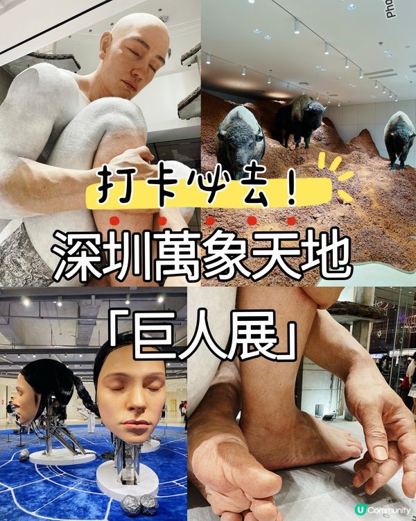 深圳巨人展打卡必去！ 🤩
