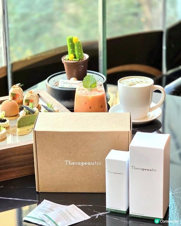 酒店下午茶贈貨裝護膚品♥