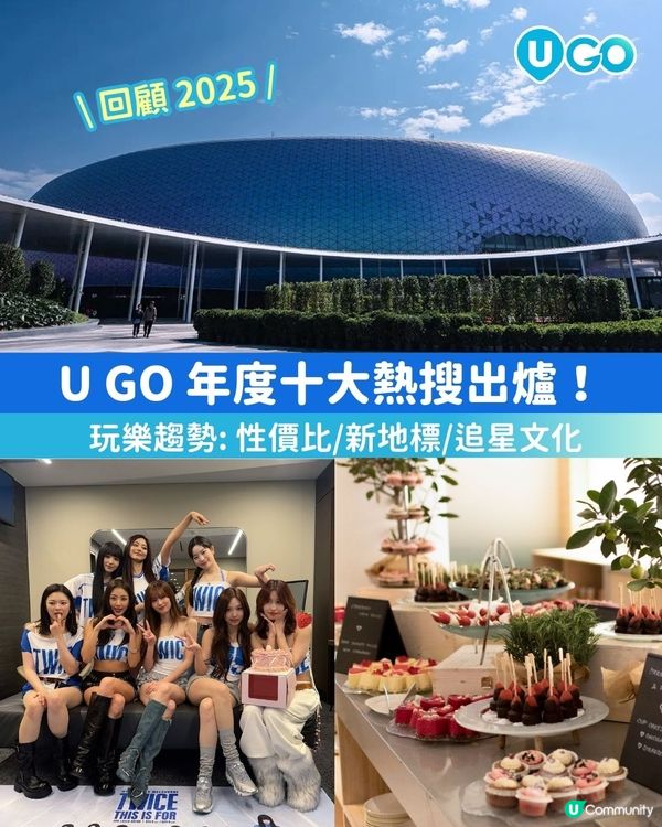 U GO 2025 十大熱搜排行榜出爐！