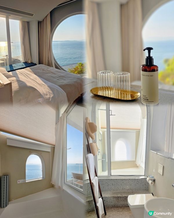 🤍深圳必去！絶美海景~ 希臘式聖托里尼海景民宿🌊