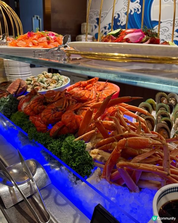 灣仔⭐️自助餐擦餐勁！龍蝦鮑魚片皮鵝！🦞🔥