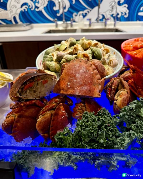 灣仔⭐️自助餐擦餐勁！龍蝦鮑魚片皮鵝！🦞🔥