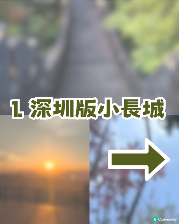 深圳隱藏小長城！山頂日落打卡超靚+2月櫻花展