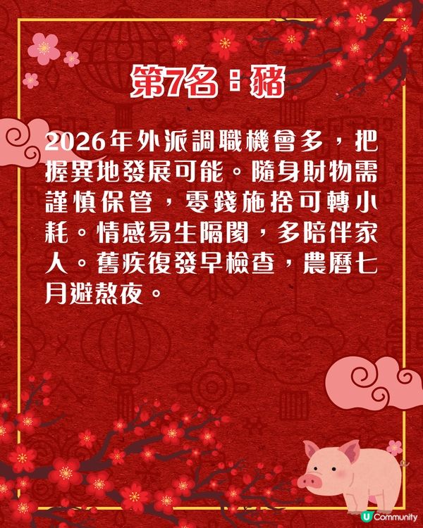 七師傅2026馬年運程🍊揭曉12生肖運勢排行榜🤩屬虎者忌鋒芒畢露❗