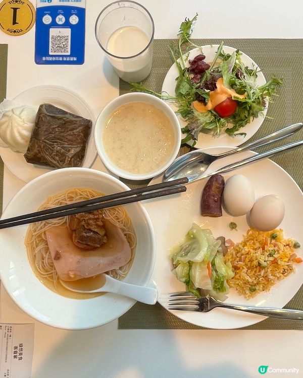 澳門綠悠免費早餐🤤半自助超值！