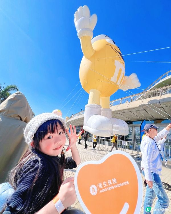 香港首個大型IP角色輕氣球巡遊