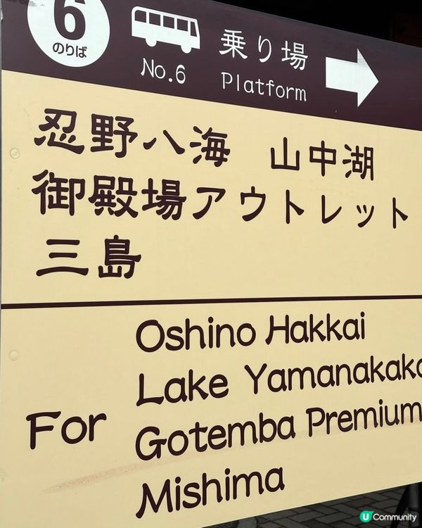 最愛首圖！山中湖非自駕攻略 🗻✨