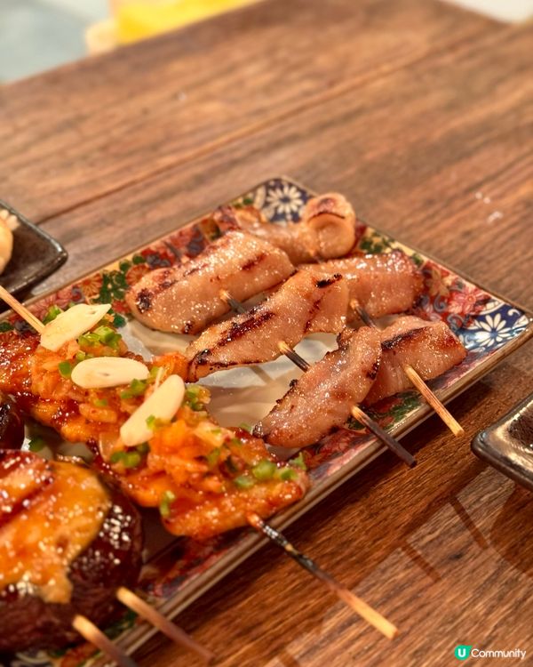 中環性價比超高串燒店  必食鹽燒豚肉荔枝卷