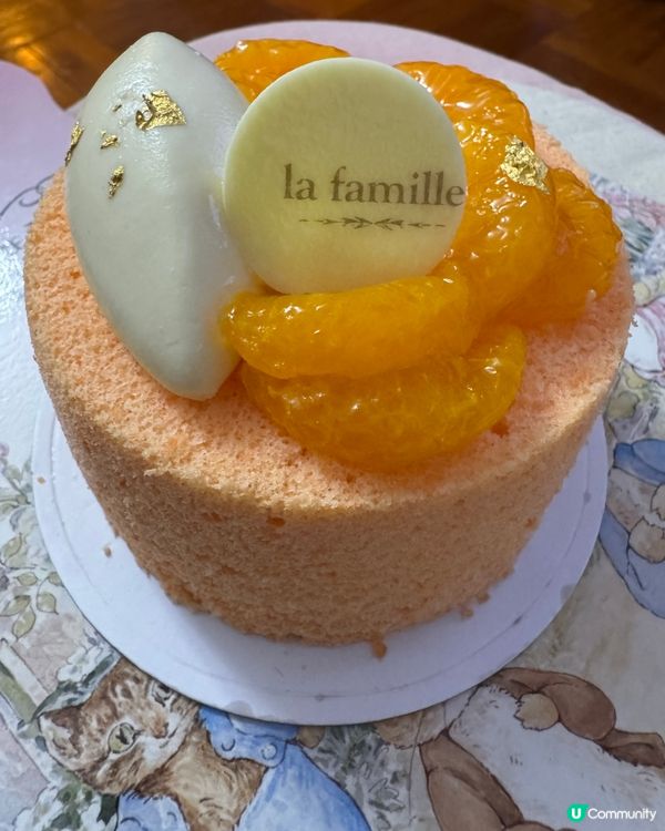 La Famille日本日向夏蜜柑戚風小蛋糕