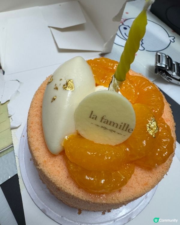 La Famille日本日向夏蜜柑戚風小蛋糕