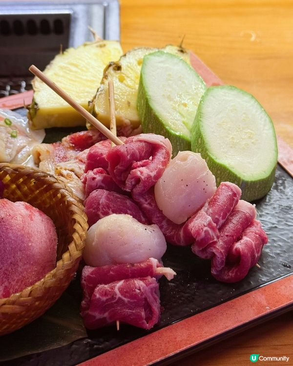 燒肉放題！海鮮和牛榴槤🤤🥢
