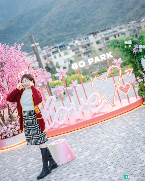 打卡超美櫻粉色系💗｜夢幻巨型旋轉木馬🎠