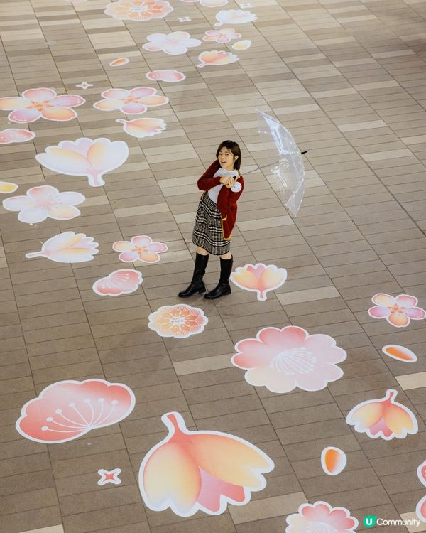 打卡超美櫻粉色系💗｜夢幻巨型旋轉木馬🎠