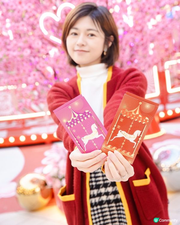 打卡超美櫻粉色系💗｜夢幻巨型旋轉木馬🎠