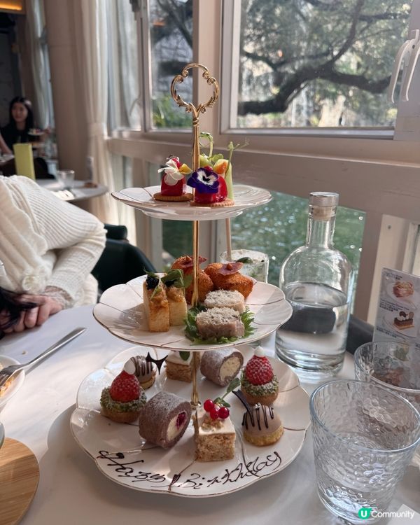 香港公園Pondside三層架Afternoon tea🍰