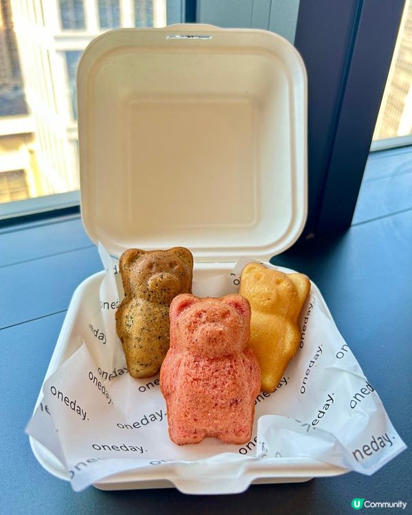 打卡📸巨可愛熊仔瑪德蓮！🧸🍓🍰