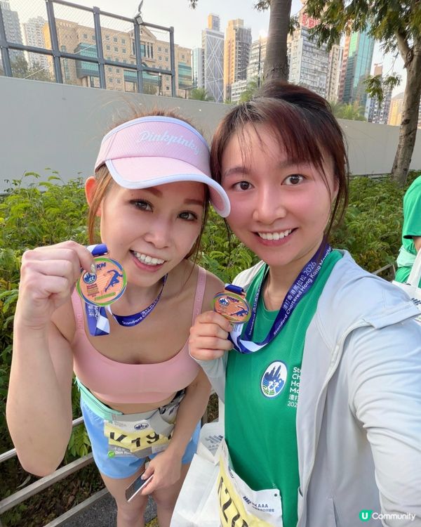 渣馬10K完賽！☀️🏃‍♀️