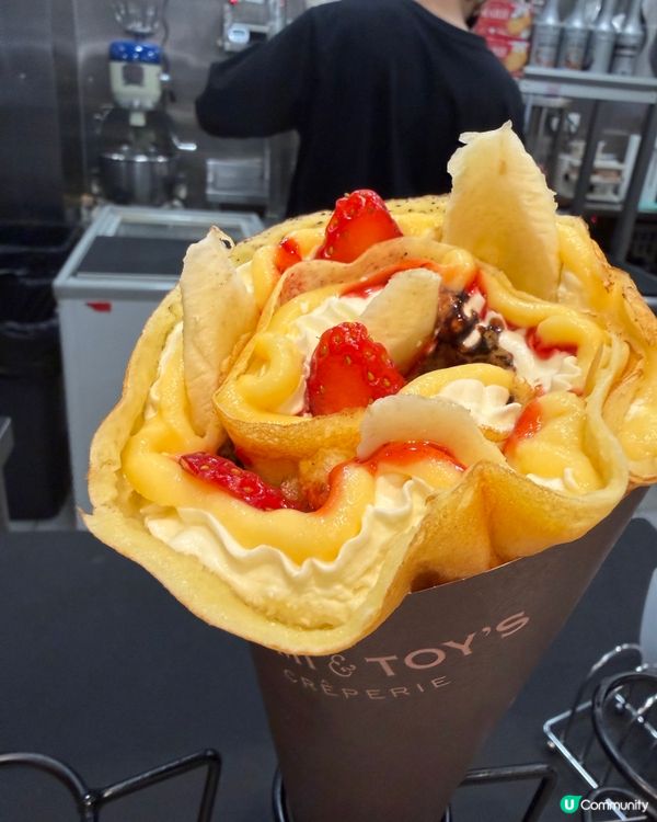 終於齊人甜品🍓🍫😋