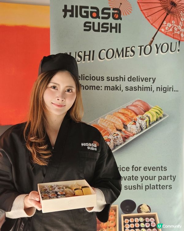 學整壽司畢業喇！🍣🥢