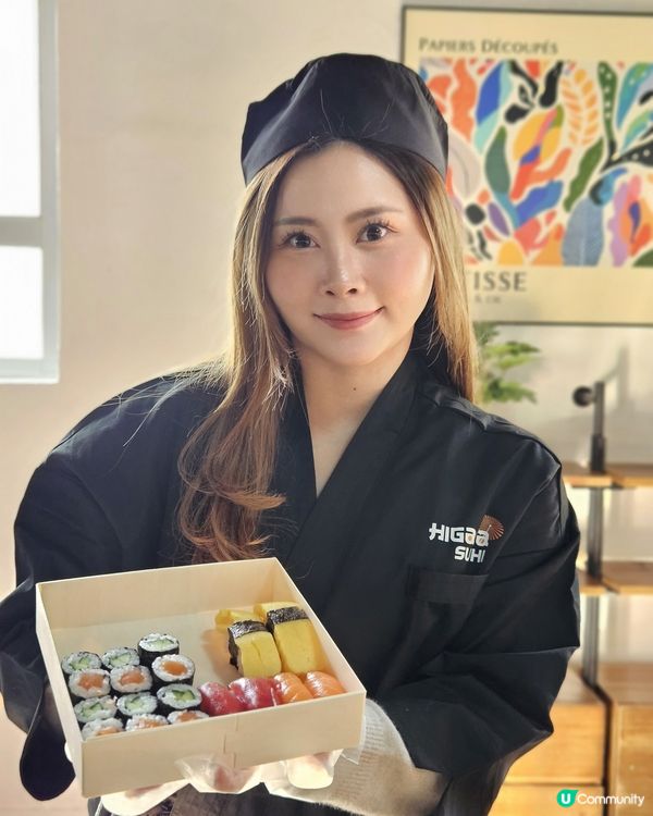 學整壽司畢業喇！🍣🥢