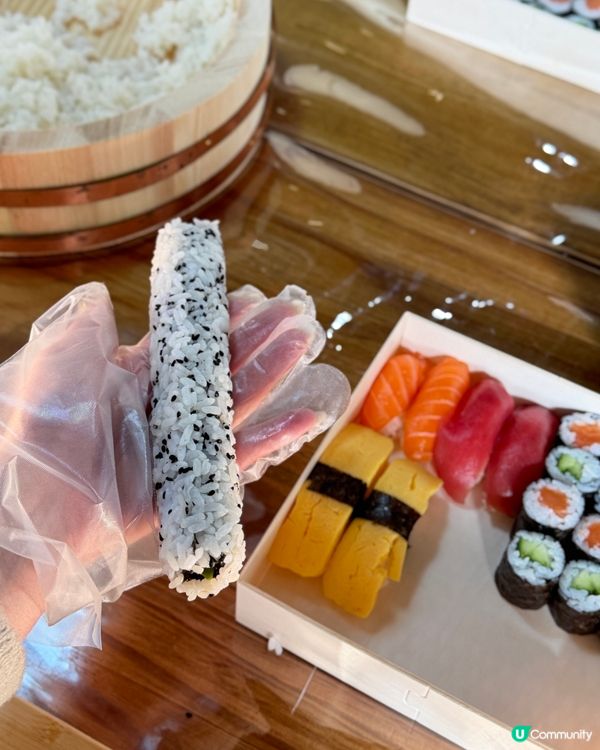 學整壽司畢業喇！🍣🥢