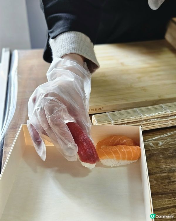 學整壽司畢業喇！🍣🥢