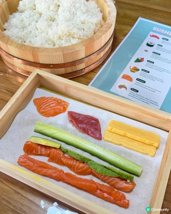 學整壽司畢業喇！🍣🥢