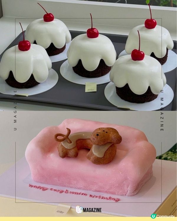 曼谷蛋糕店「泡芙小狗」爆紅｜新出臘腸狗版泡芙、檯燈蛋糕等極療癒