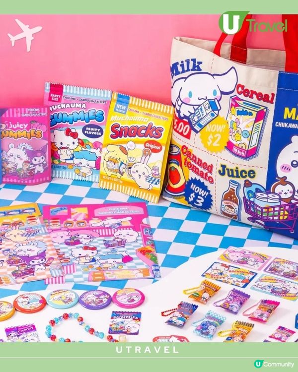 Chiikawa×Sanrio Characters 快閃店即將登陸台灣！必買行動電源、實用度滿分！