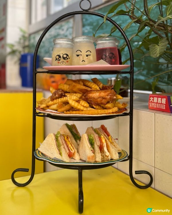 梅窩必去冰室☕️港女三層打卡下午茶🫖🩷